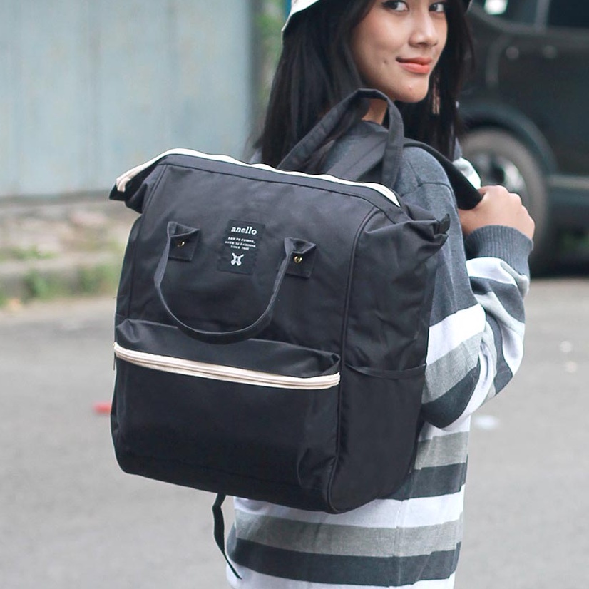 Tas Ransel Wanita Anello Multifungsi Backpack &amp; Handbag/Jinjing | LP 306