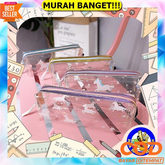 

Tempat Pensil Tiga Lapis Bahan Besi Untuk Anak Laki-Laki Dan Perempuan Kotak Pensil Transparan Unicorn Sk0049