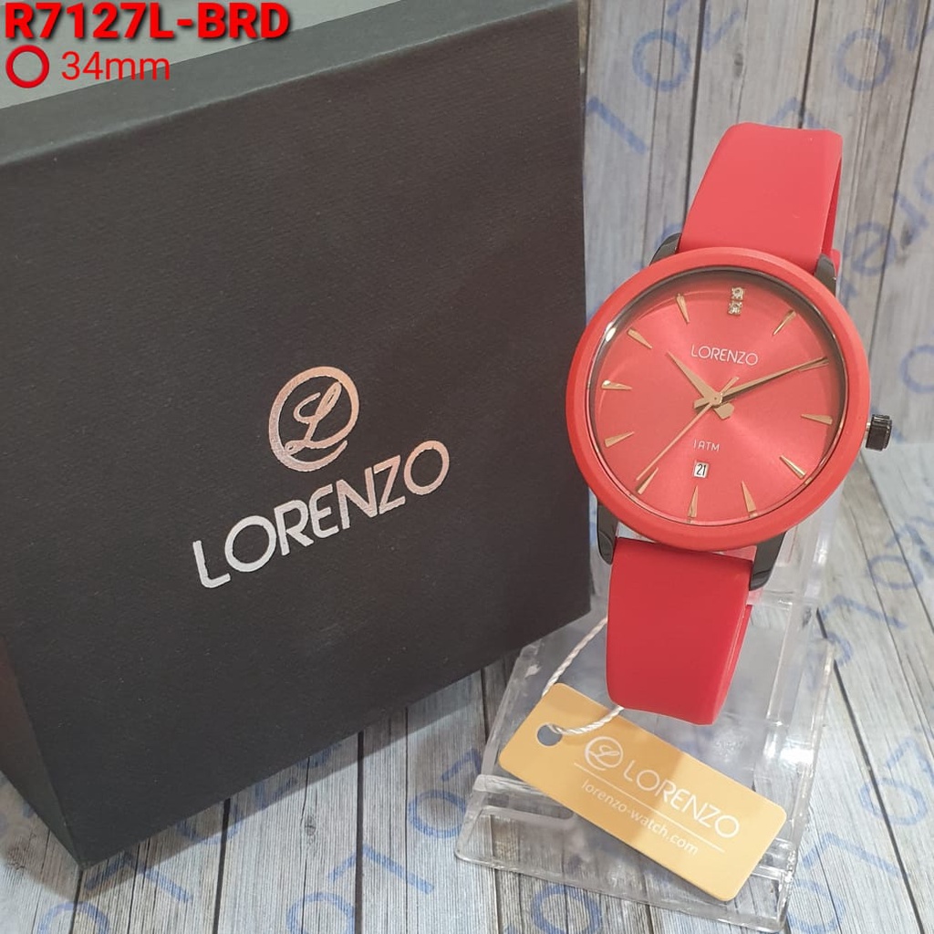 JAM TANGAN WANITA LORENZO R-7127L 7127L R7127 ORIGINAL FREE BOX