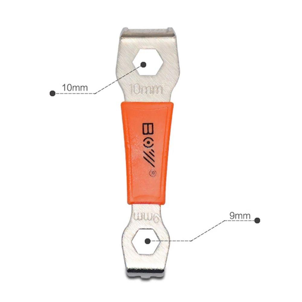 Agustina Kunci Rantai Bersepeda Suku Cadang Sepeda Crankset Alat Perbaikan Baut Sepeda Crankcase Sprocket Nut Crankset Wrench