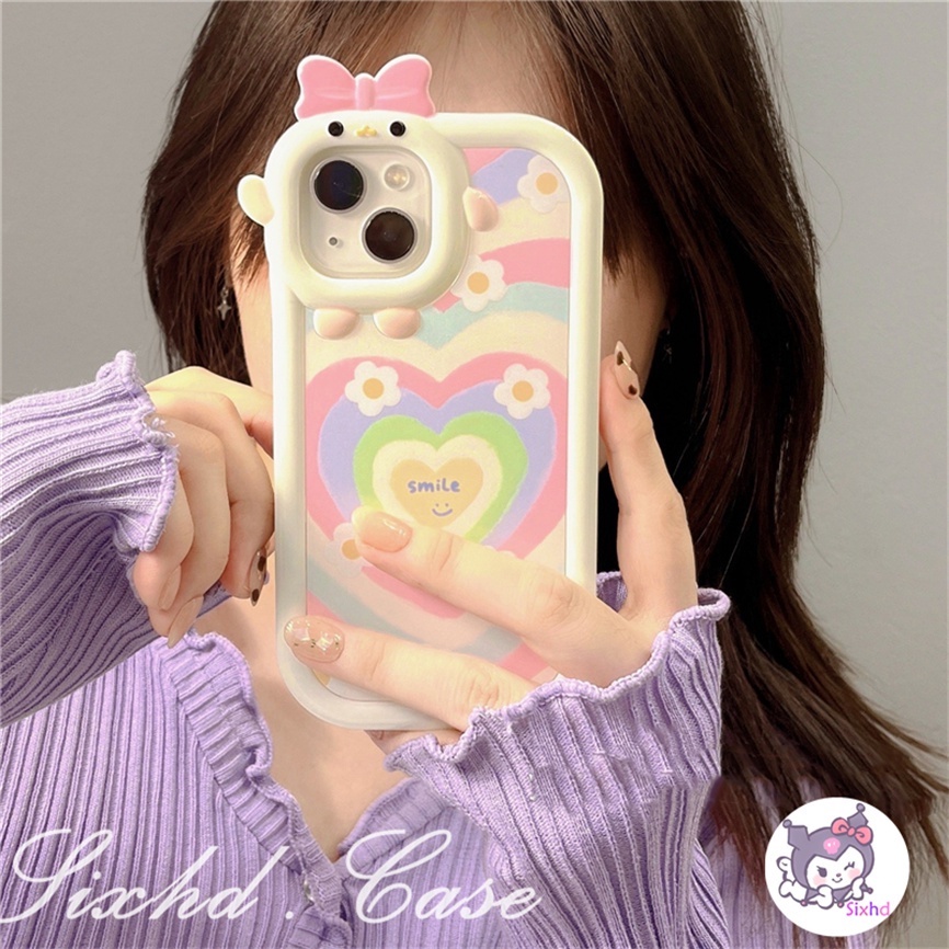 Realme Soft Case Desain Bunga Hati Monster 3D Untuk C35 C31 C30 C25Y C21Y C25 C15 C12 C11 C21 C20 C17 C3 9i 7i 6i 5i 5s 5 Narzo 50A