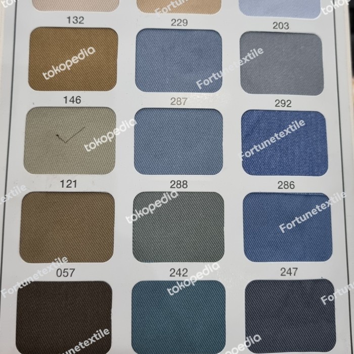 Kain TermurahKain Drill Verlando Japan Bahan Kain Segala Jenis Seragam