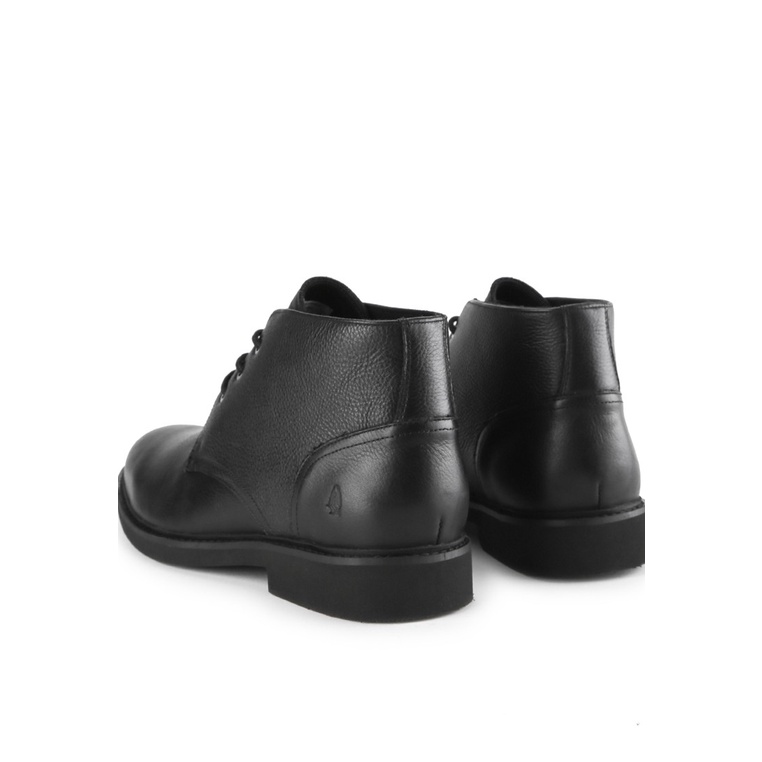 HM012 SEPATU BOOT KULIT HUSH PUPPIES PRIA KERJA KANTOR BRANDED ORIGINAL HITAM