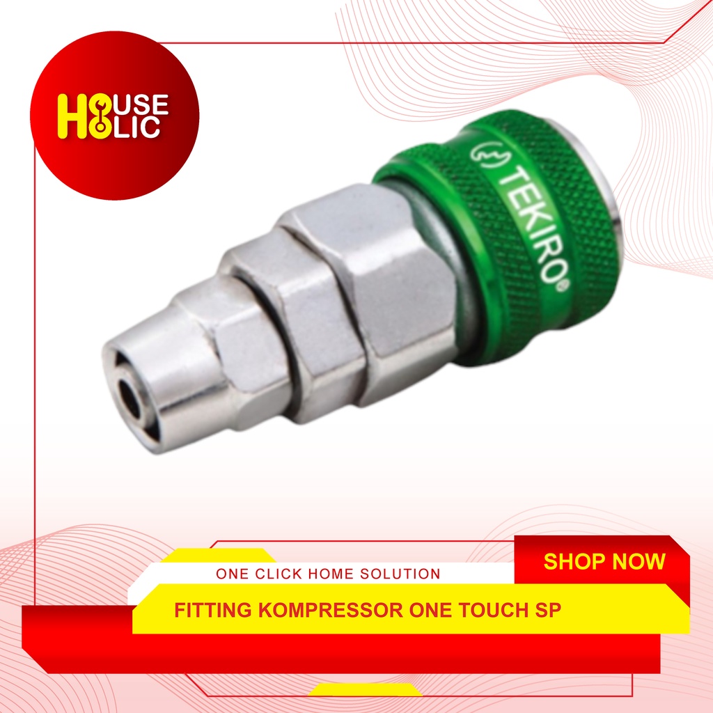 TEKIRO Air Quick Coupler Plug Angin One Touch SP / Fitting Kompressor