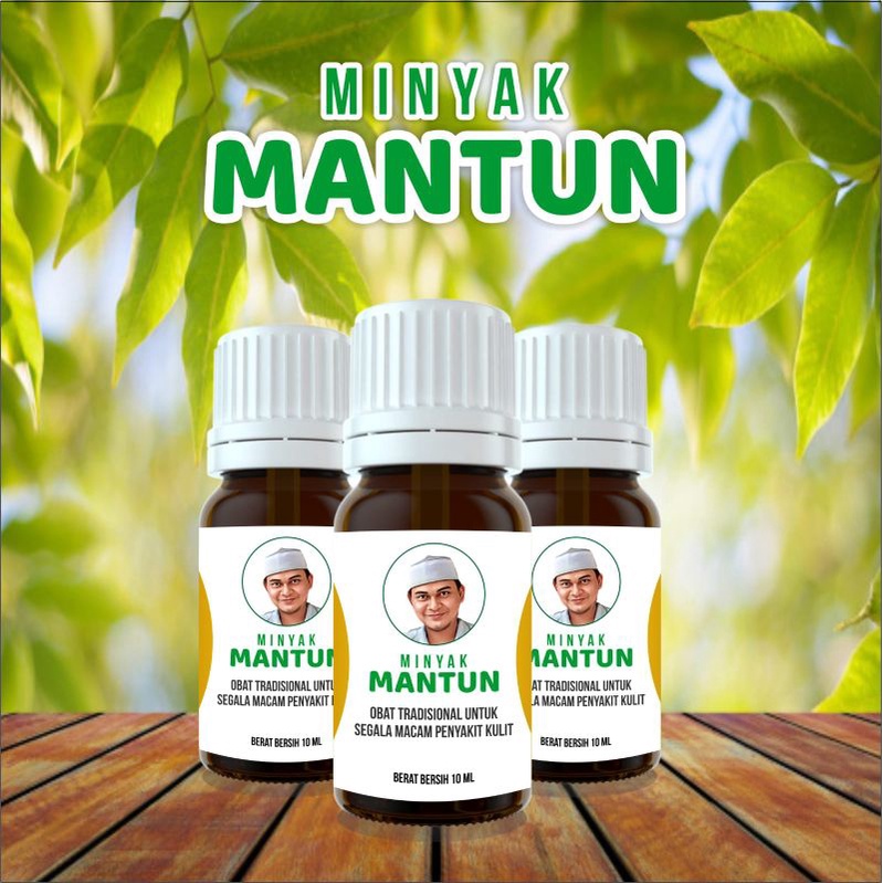 Minyak Mantun Herbal Penyakit Kulit