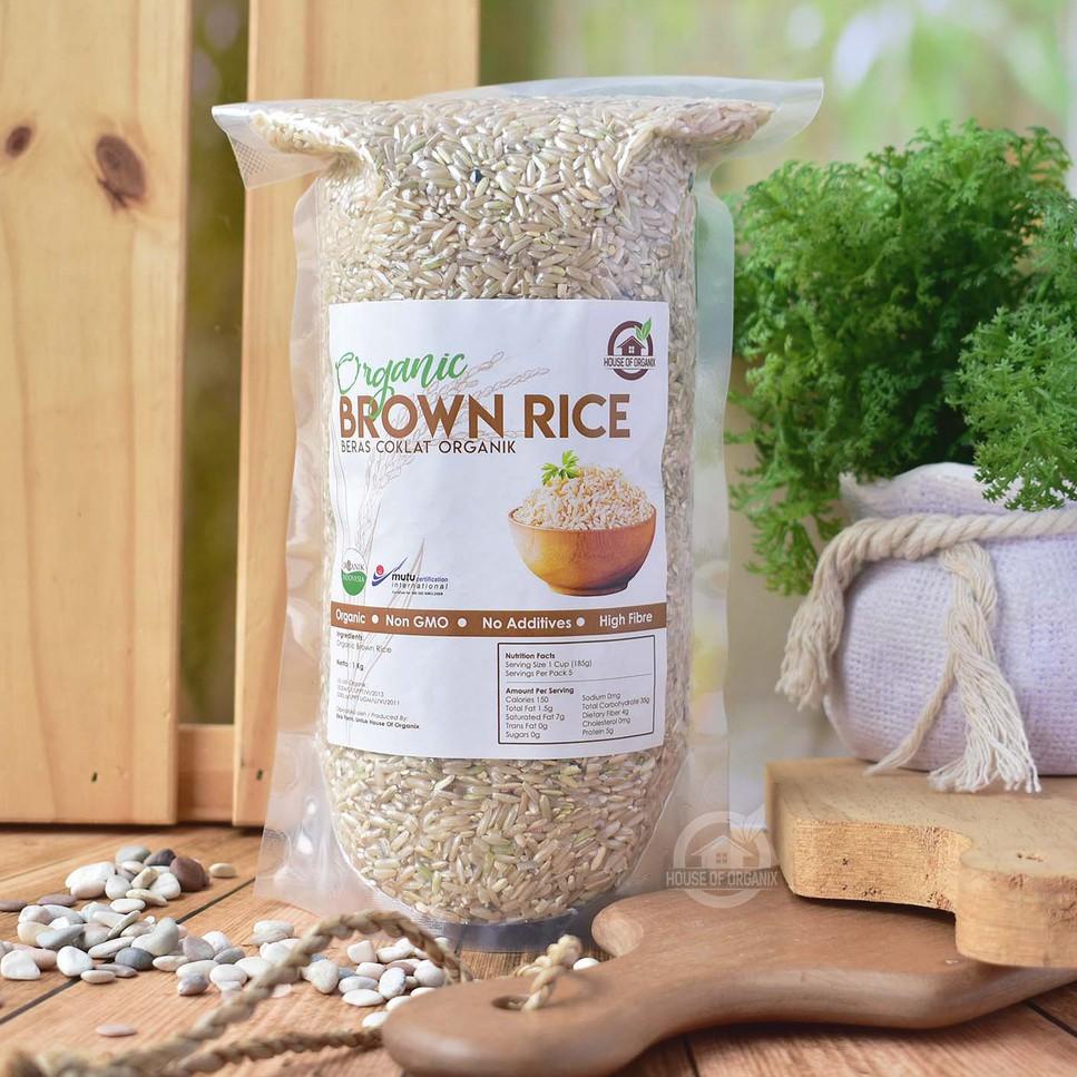 

[Miliki] House Of Organix Brown Rice ( Beras Coklat Organik ) - 1 Kg VHN