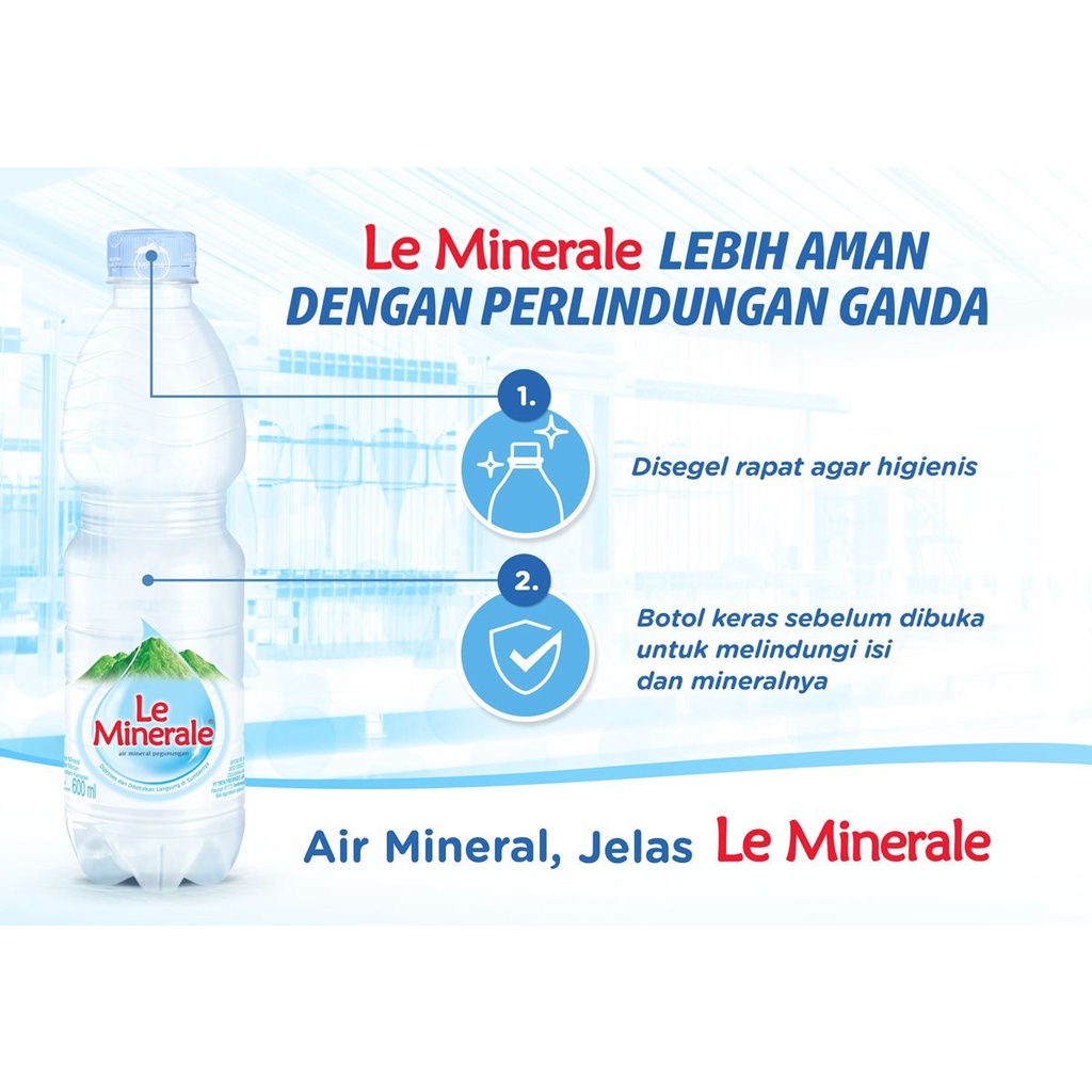 Air Mineral Le Mineral 330ml Dus 24btl