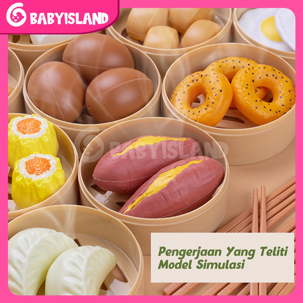 Mini Dapur Mainan  Memasak Mainan  MASAK MASAKAN KITCHEN Mainan Anak Perempuan Dimsum Mainan