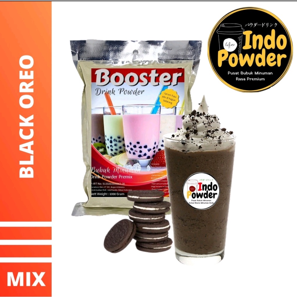 Bubuk Minuman Rasa Black OwREO 1 Kg / Bubuk rasa OwREO 1 Kg / OwREO bubuk / Powder Drink Rasa Owreo