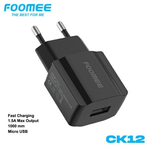 Trend-Charger FOOMEE CK12 Travel Charger KIT Free 1M Micro Cable