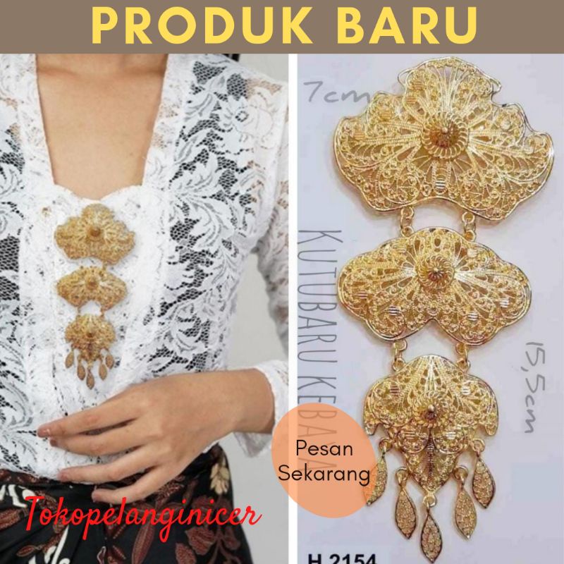 Peniti Bros Baju Bross Jilbab Kutubaru Bros Kebaya Goldy Juntai Premium Tokopelanginicer - Bross Adat