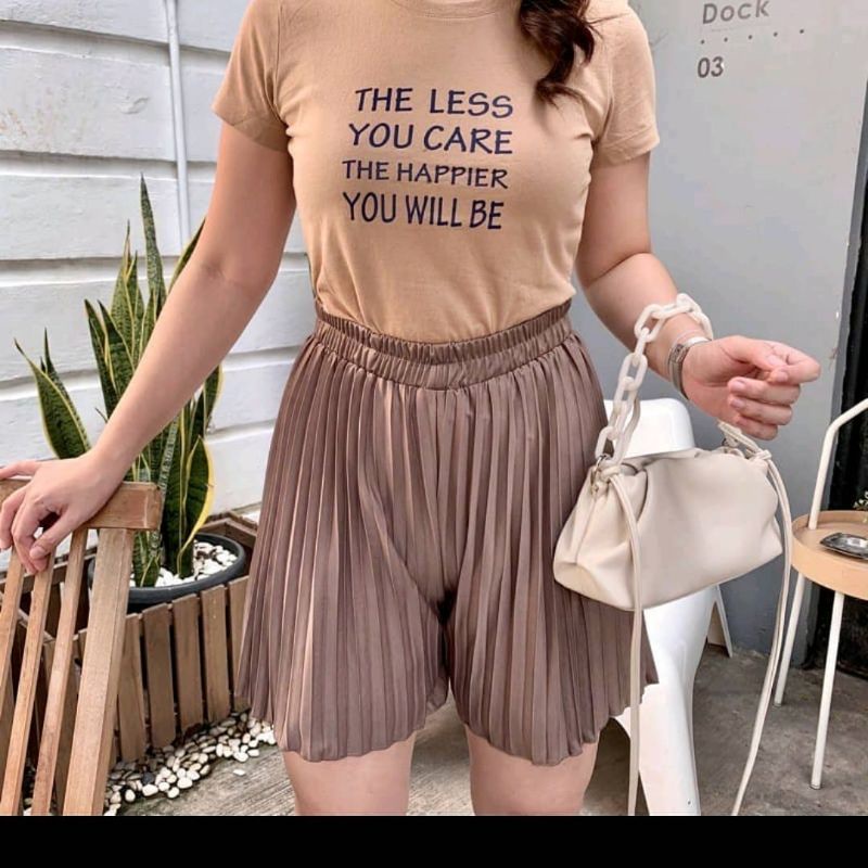 Hot Pants Plisket | Celana Santai Wanita Plisket | HOTPANTS PLISKET PREMIUM | Celana pendek plisket 