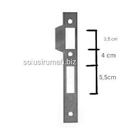 PLAT PEMANIS KUNCI BODY BODI KUNCI HIASAN 17cm selot plat tebal 1mm