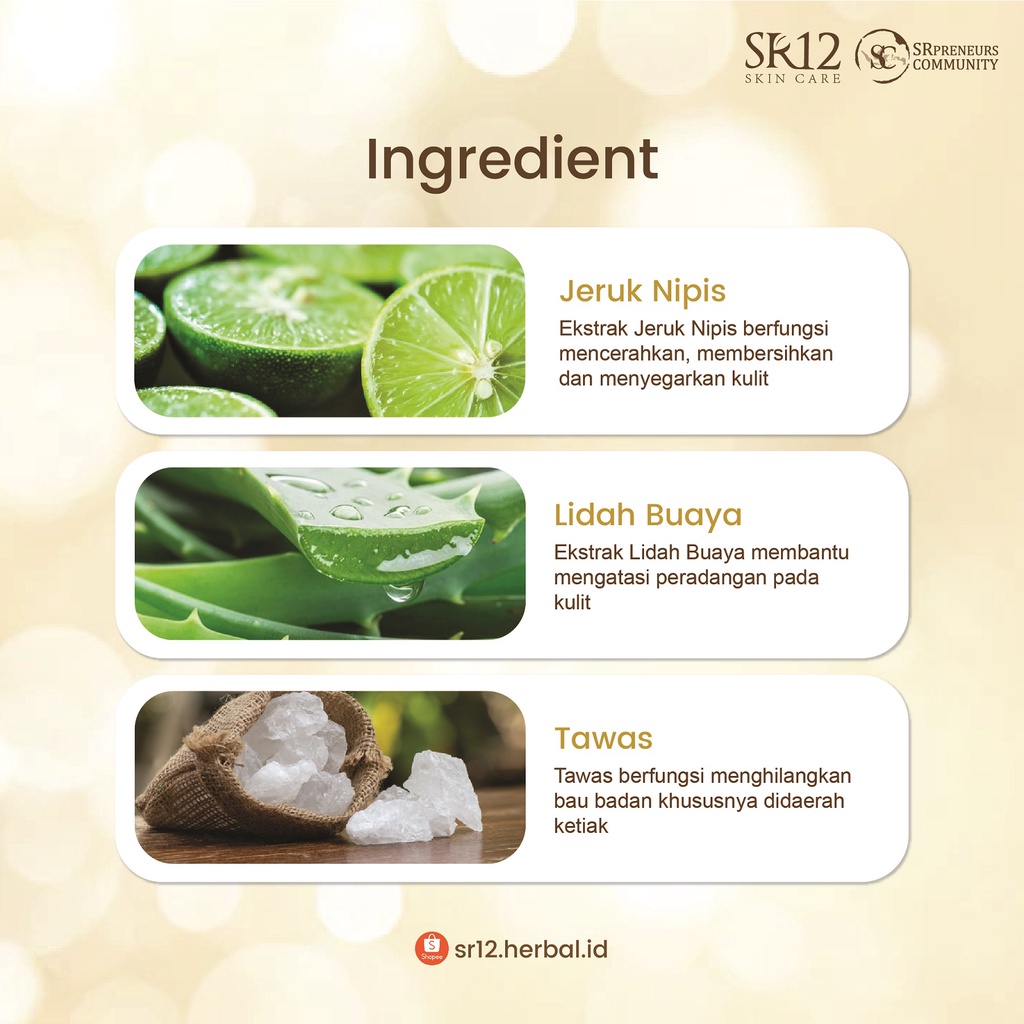 DEODORANT SPRAY PREMIUM SR12 60 ML / TAWAS CAIR / PENGHILANG BAU BADAN / ANTI BAKTERI