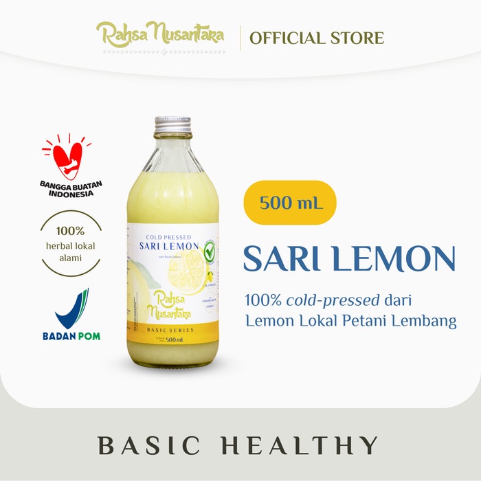 

Sari Lemon - 500mL by Rahsa Nusantara Premium Juice Murni Lokal Asli