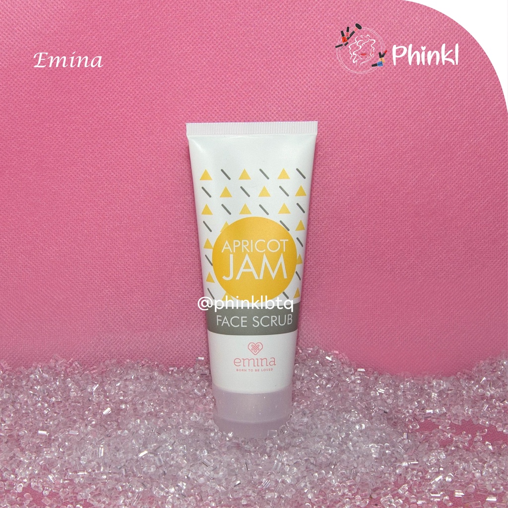 `ღ´ PHINKL `ღ´ ╰☆☆ 𝔢мιℕά ☆☆╮ Emina apricot scrub wajah peeling face dengan extrak wallnut