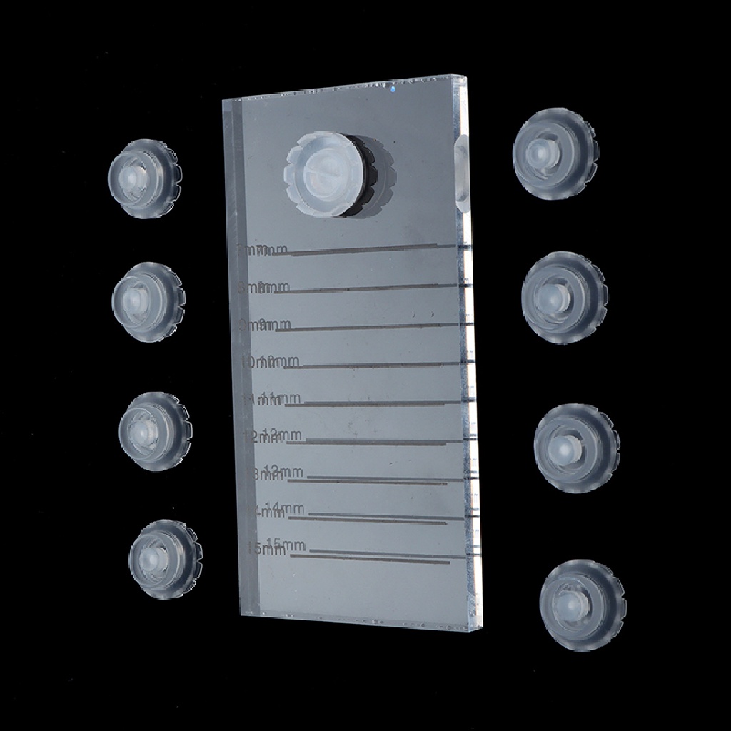 Adawnshbhyu Acrylic Pallet Individual Eyelash Extension Glue Plate Dispossible Tempat Lem C ID