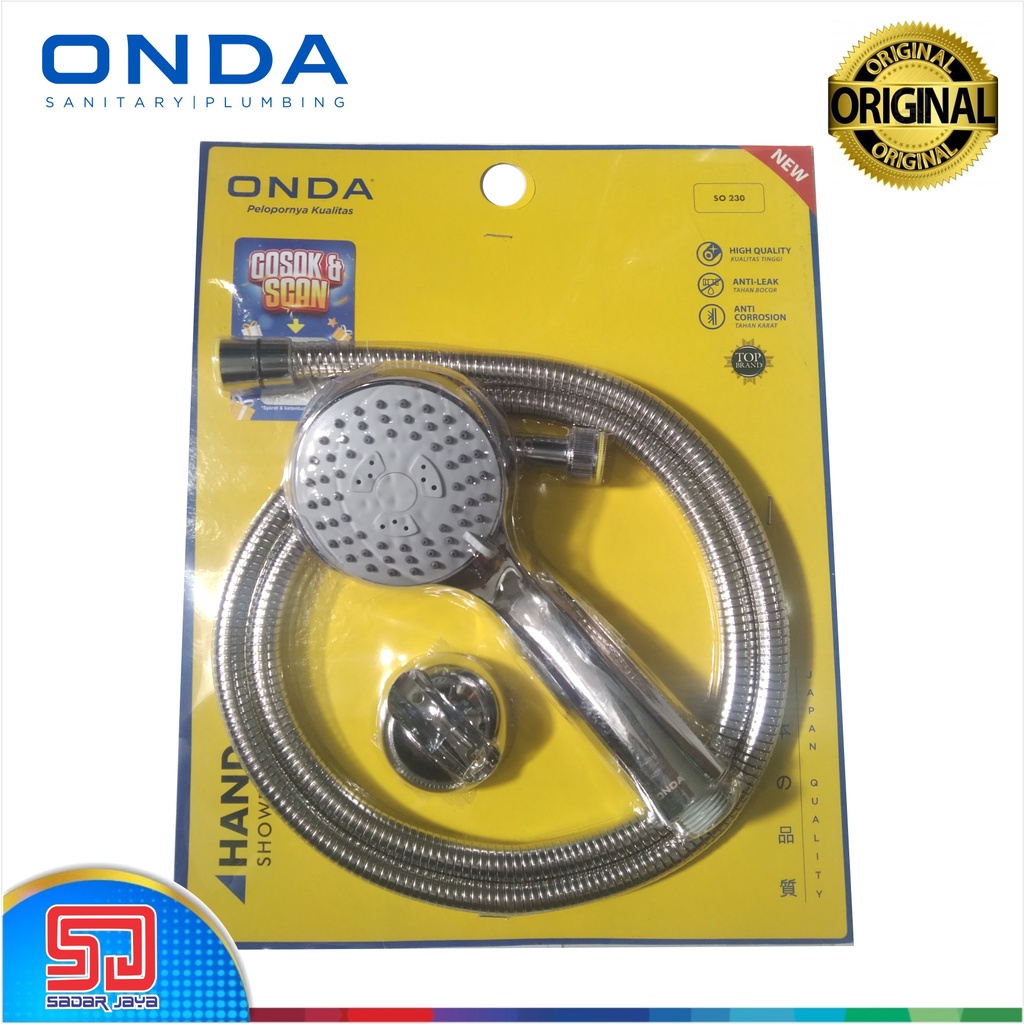 ONDA SO 230 Hand Shower Pancuran Spray Mandi 1/2&quot;