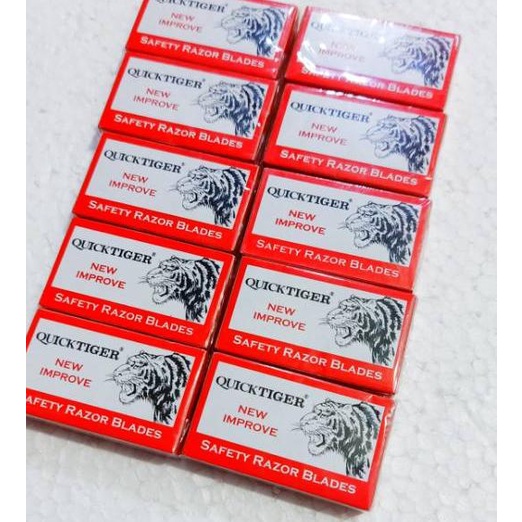 

❇Best Terlaris☆ Silet tiger quick isi 100 pcs silet cukur 52 ➞