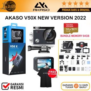 AKASO V50X ACTION CAMERA FULL HD 4K EIS WIRELESS CAM NEW VERSION 2022