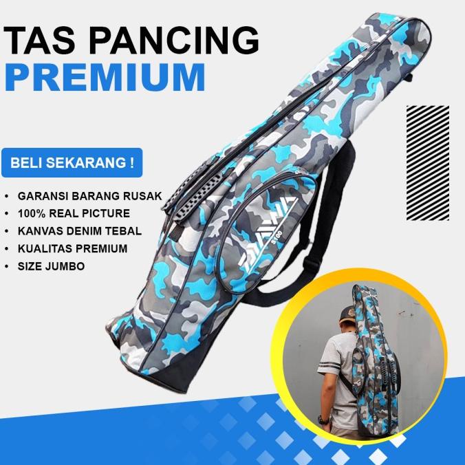 [Bayar DiTempat] Tas Joran Pancing Laut - Tas Pancing Jumbo - Tas Pancing Ransel Besar
