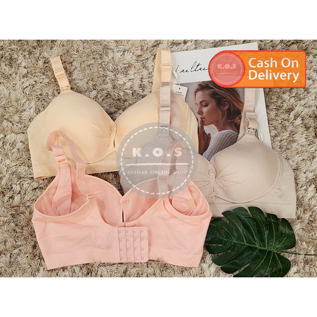 Bra bh menyusui bahan knit kualitas premium size M sampai 3XL kait 4