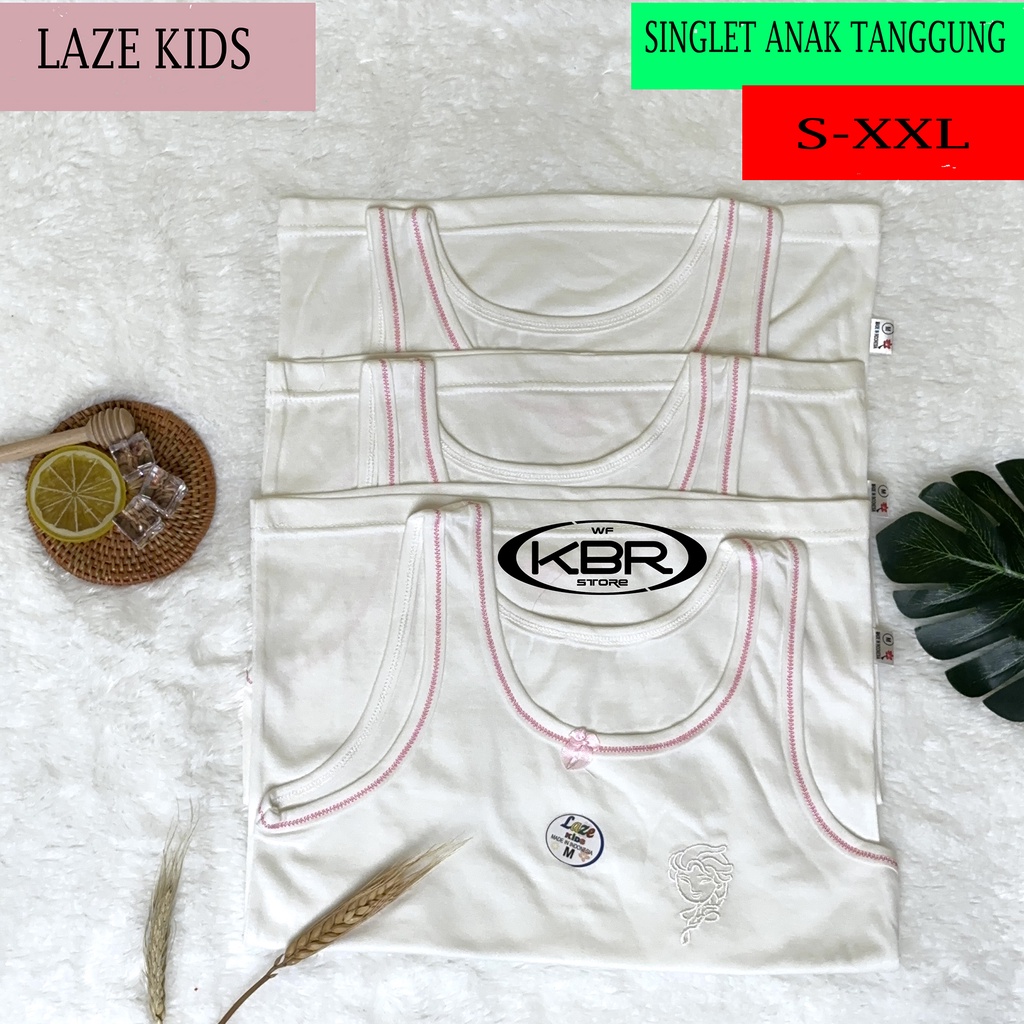 isi 3 isi 6 Tanktop Singlet Anak Perempuan laze Kids Premium  wf store