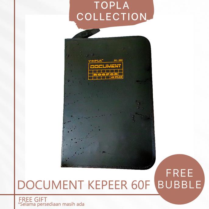 

PROMO [Grosir] Document Keeper Map File Custom Reselting Zipper 60F