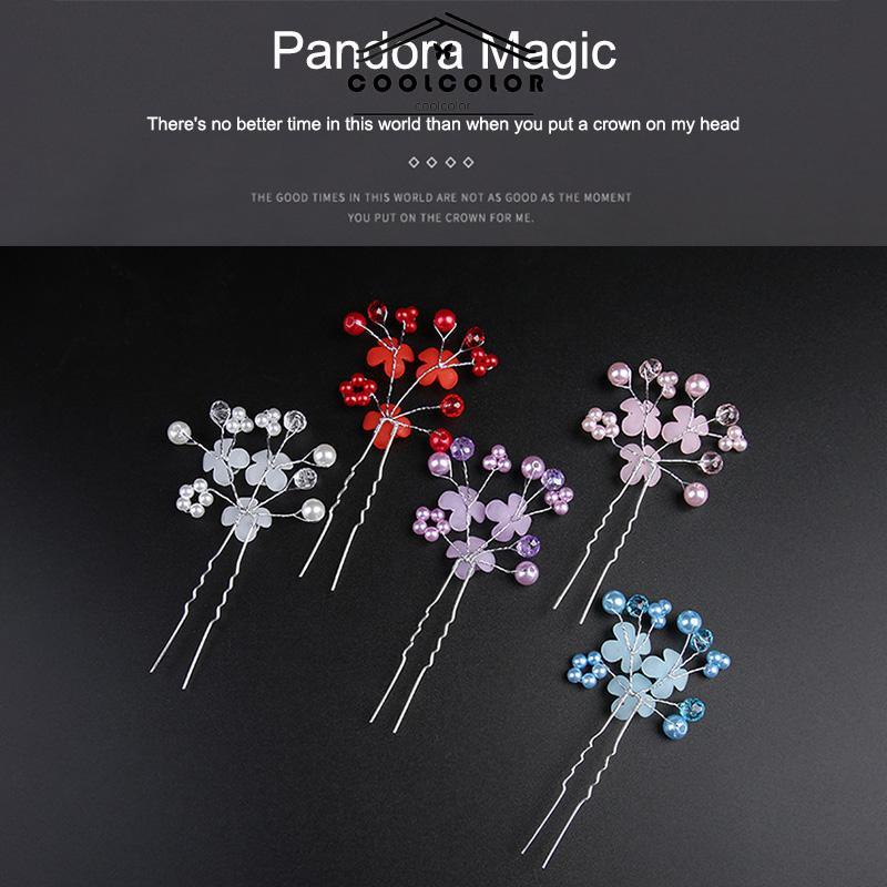 COD❤️Bunga Pengantin Mutiara Jepit Rambut Kecil Aksesoris Pernikahan Aksesoris Kepala Wanita- cl