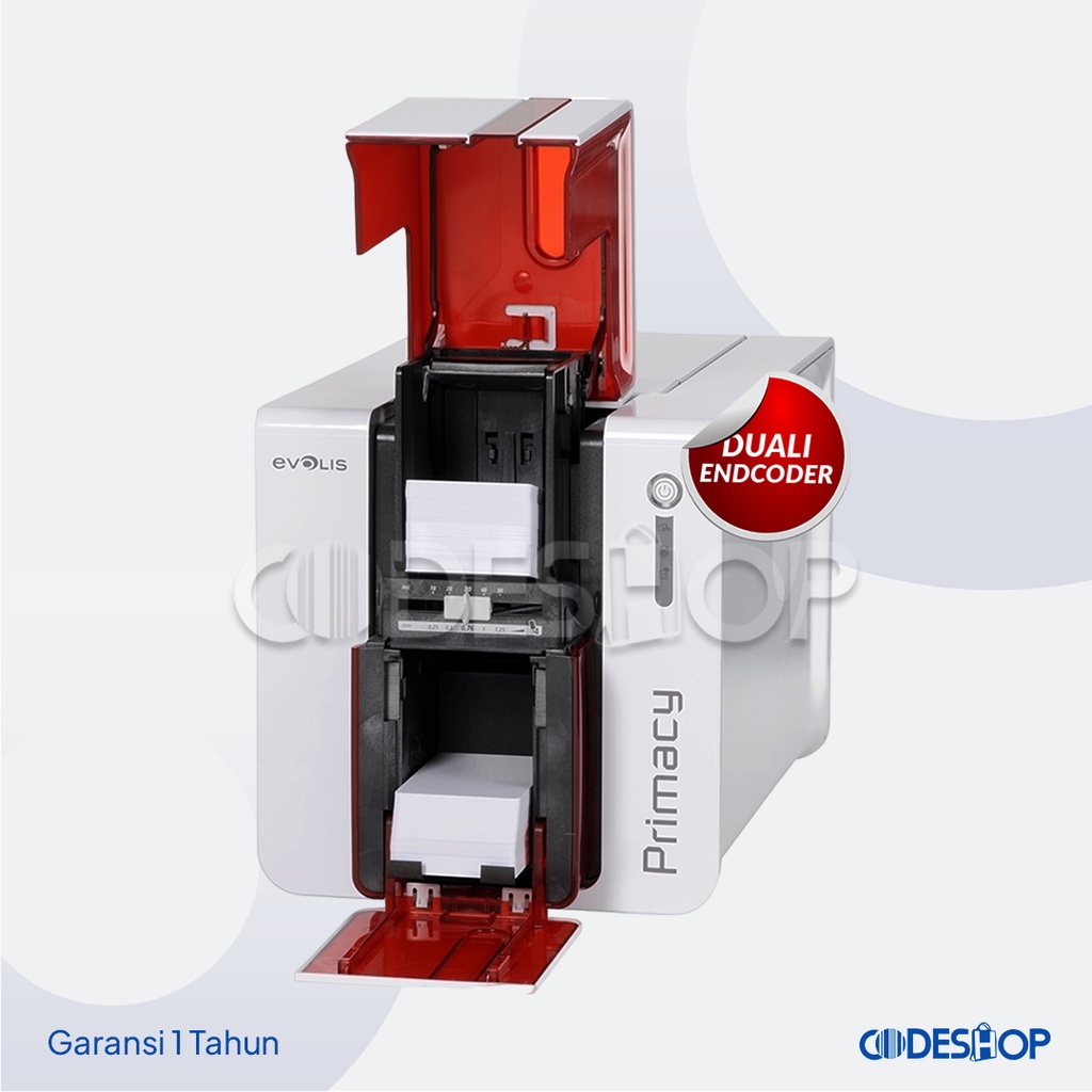 Printer ID Card Evolis Primacy Dual Side + Duali Encoder Cetak Kartu