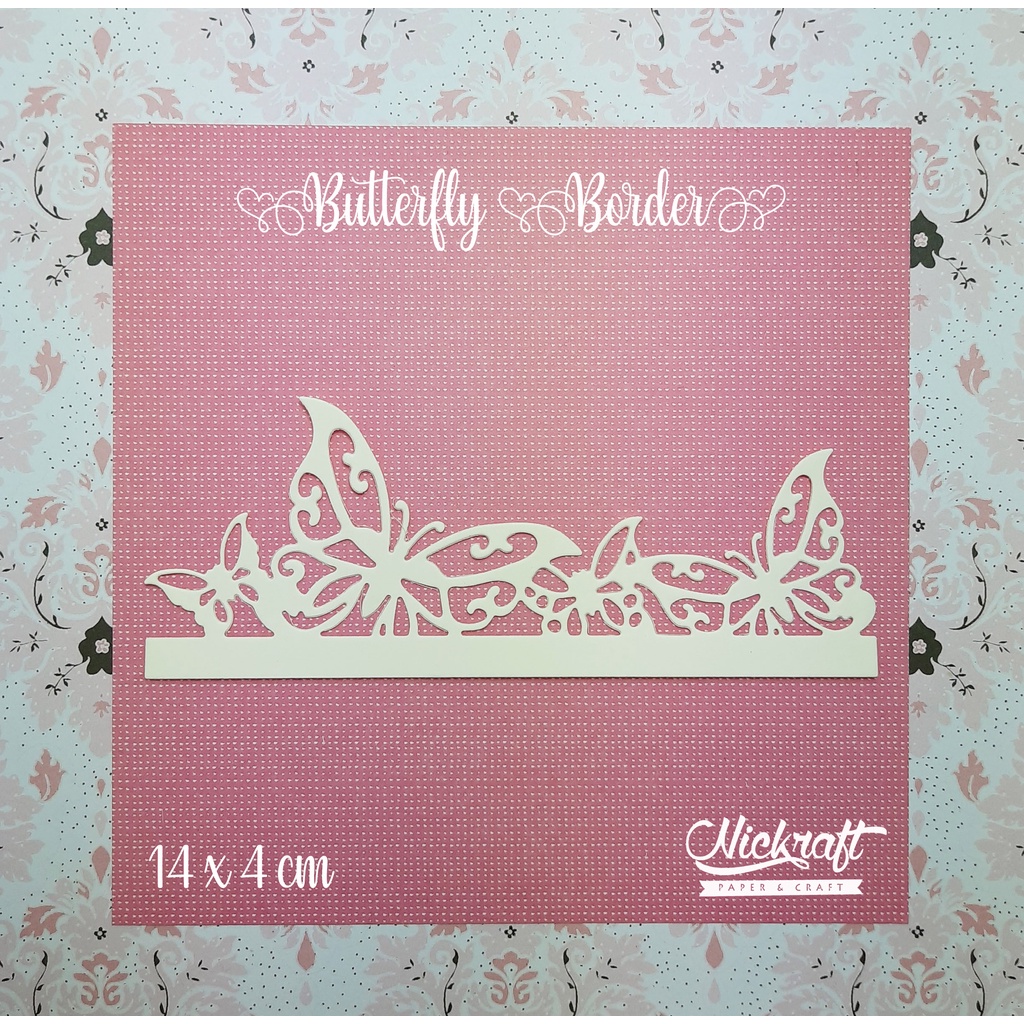 

BUTTERFLY BORDER #1 - Hiasan Scrapbook Journaling Kupu-Kupu