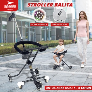 Image of SPEEDS Stroller Baby Stroller Bayi Anak Kereta Dorong Bayi Baby Stroller 5 Roda Portable Dorongan Bayi Balita 071-2