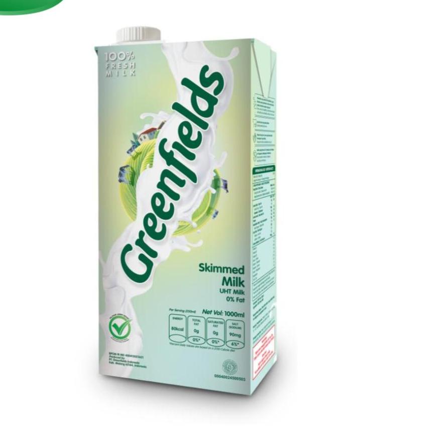 

READY ✅Greenfields Susu UHT Skimmed Milk 2 x 1000 mL|KD8