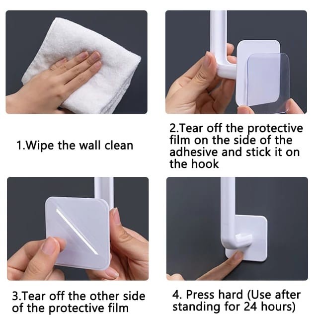 Gantungan Tissue Dapur HK3 Holder Tisu Roll Hook Panci Tas Serbaguna