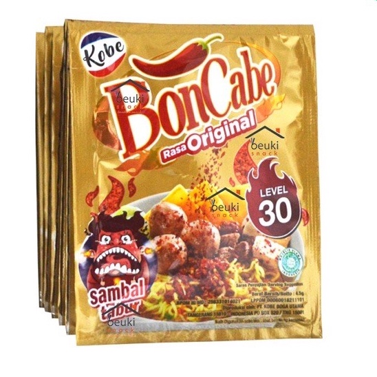 

Boncabe bubuk cabe tabur rasa original lv 30 per-1 pcs