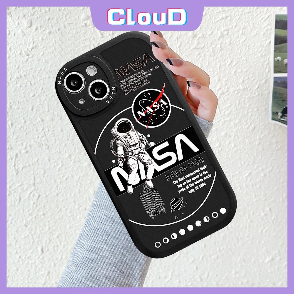 Redmi 9T 10 9A 10A 9 10C 9C NFC Redmi Note 9s 10 8 8Pro 11s 9 9Pro 10s 11 10Pro 11Pro Plus Mi 11 12x 12 11Lite 11T NFC PO CO M3 X3 NFC Trendy Brand NASA Astronot Soft Casing Tpu