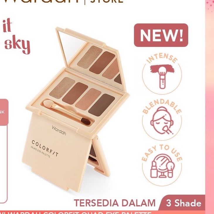 Wardah Colorfit Quad Eye Palette