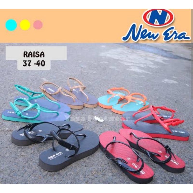 Sandal jepit wanita let New Era RAISA