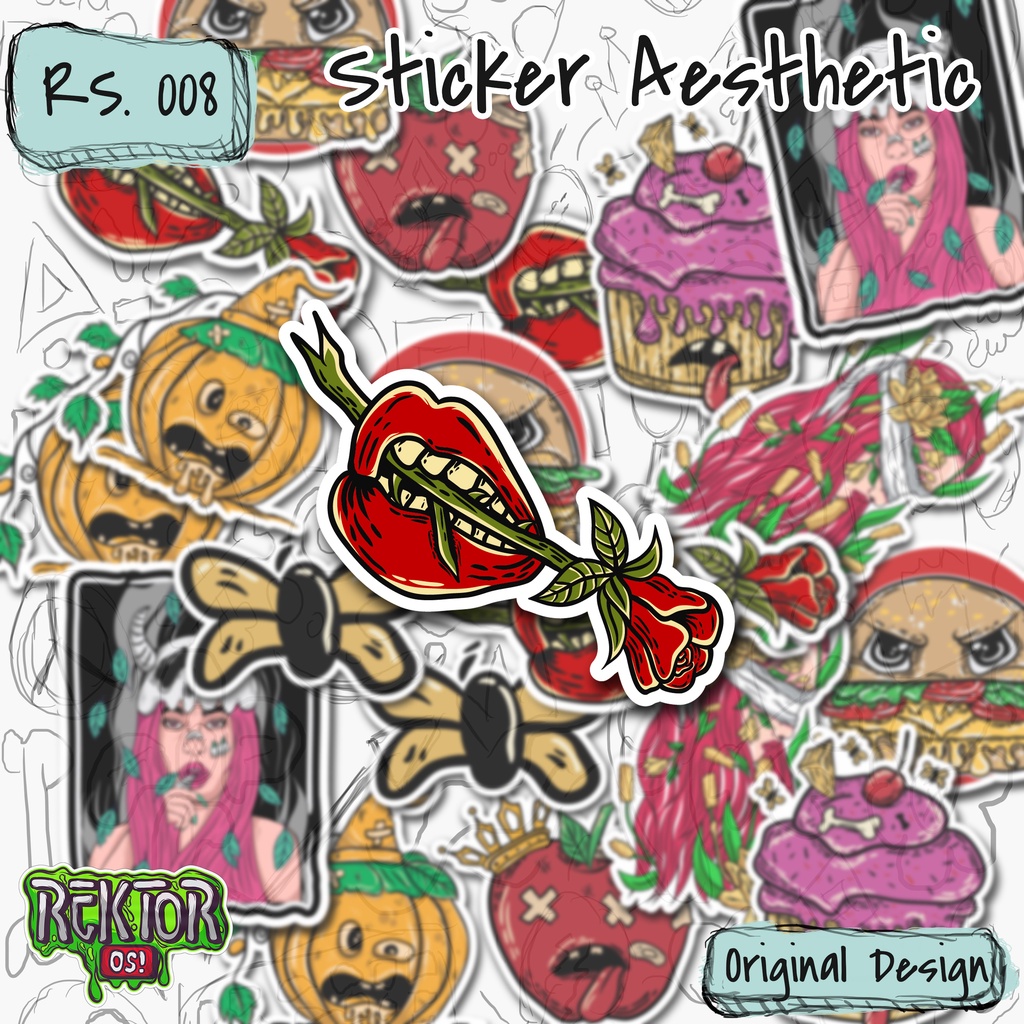 

Stiker Aesthetic Anti Air / Stiker Laptop / Stiker Hp / Stiker Helm RS. 001