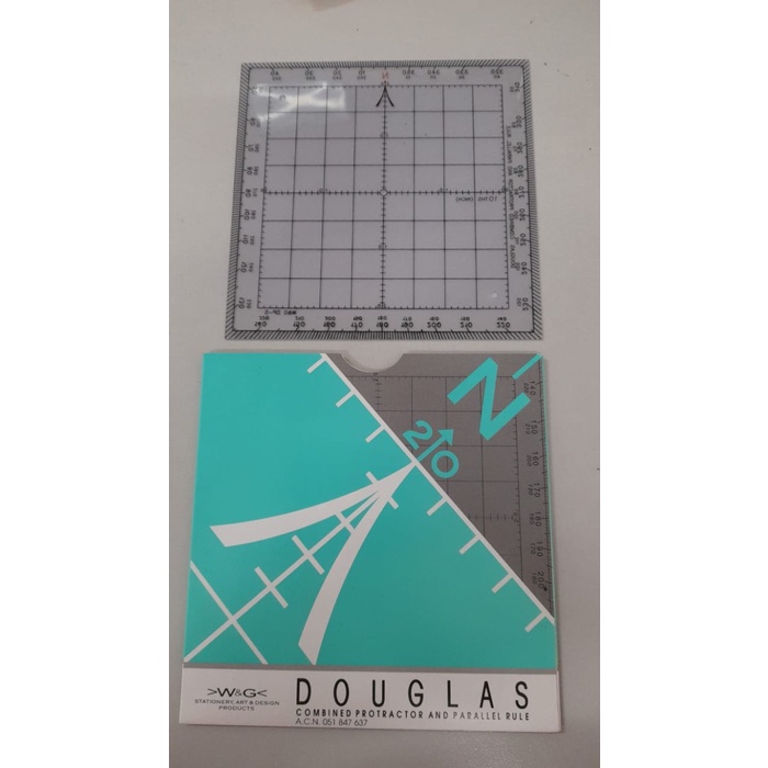 

Matr Penggaris Original Douglas Protactor Ruler Made In Australia