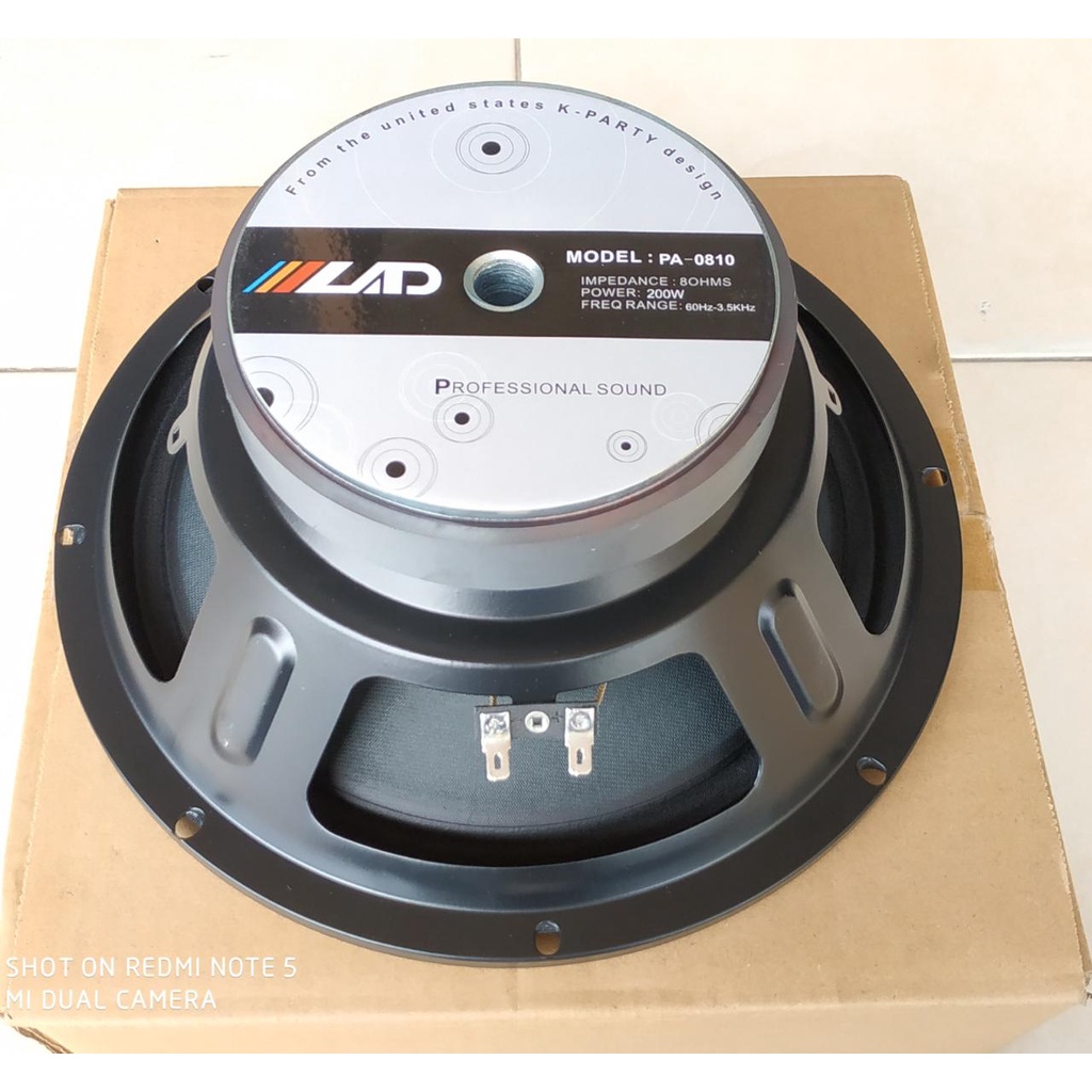 Speaker 10&quot; 10 Inch LAD PA-0810