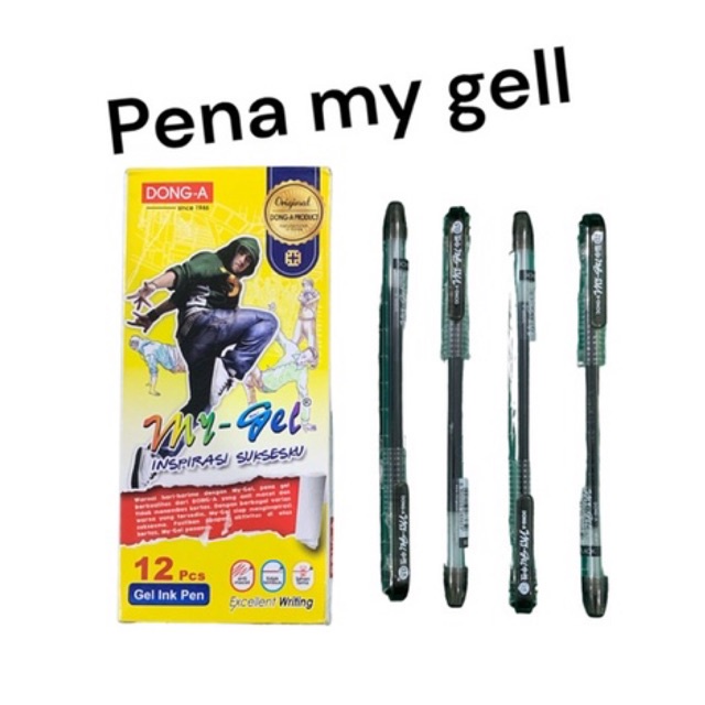 

PENA MY-GELL/GEL INK PEN 0.5 MM HITAM/BIRU/MERAH PER 1 pcs