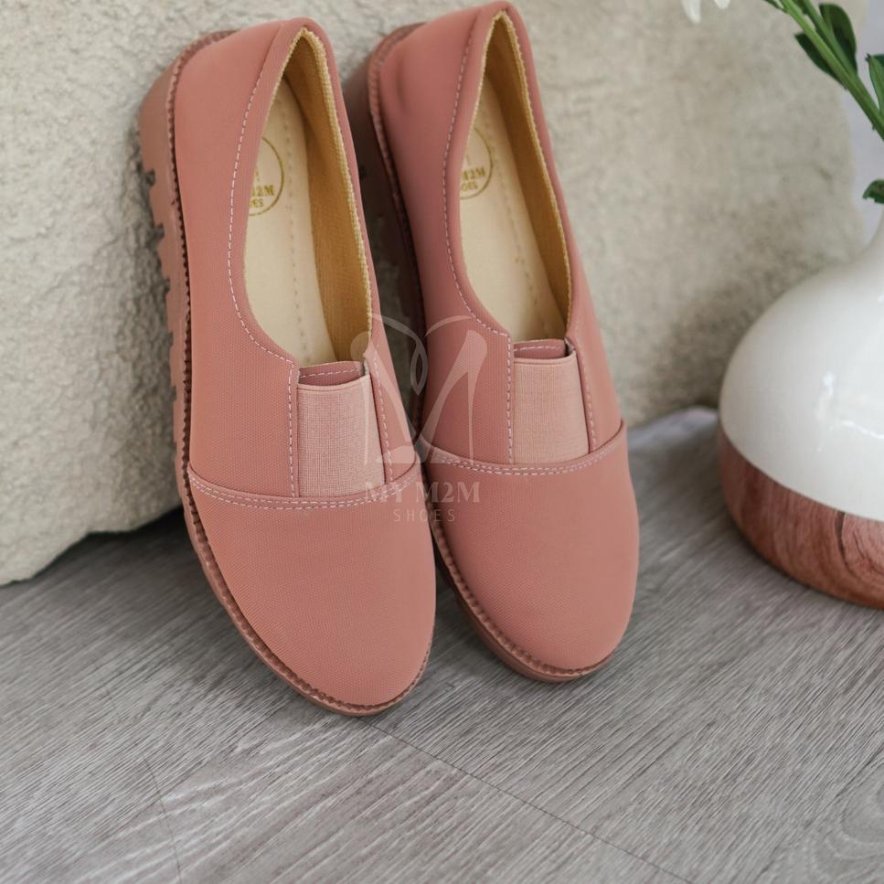 Sepatu Wanita Slip On Kekinian Kasual Rezilia • ER.11De22ᴼ