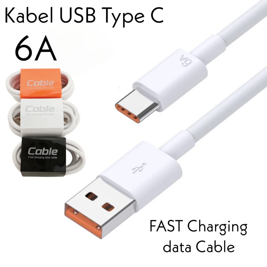 Kabel Data USB Super Fast Charging 6A KUALITAS PREMIUM