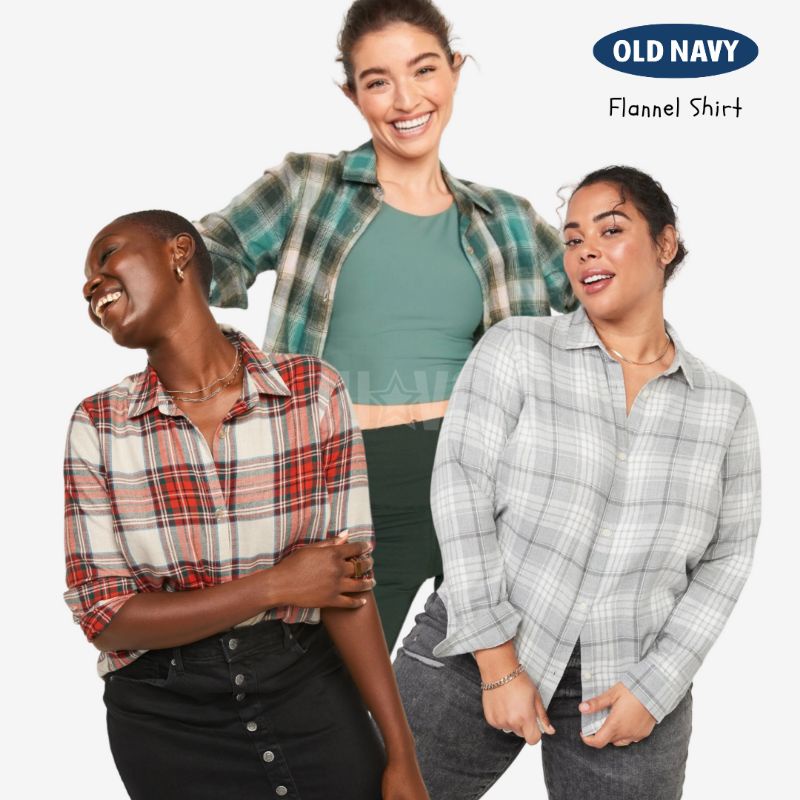 Korean Oversized Flannel Plaid Shirt / Kemeja Flannel / Flannel Branded