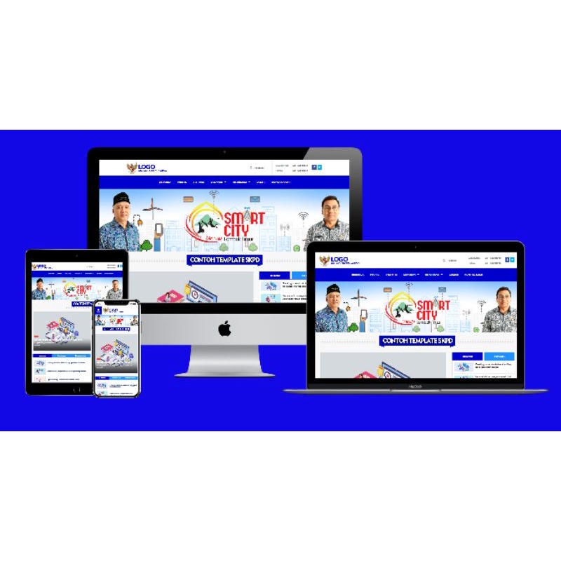 Template SKPD (Web Pemerintahan) versi BLOGSPOT
