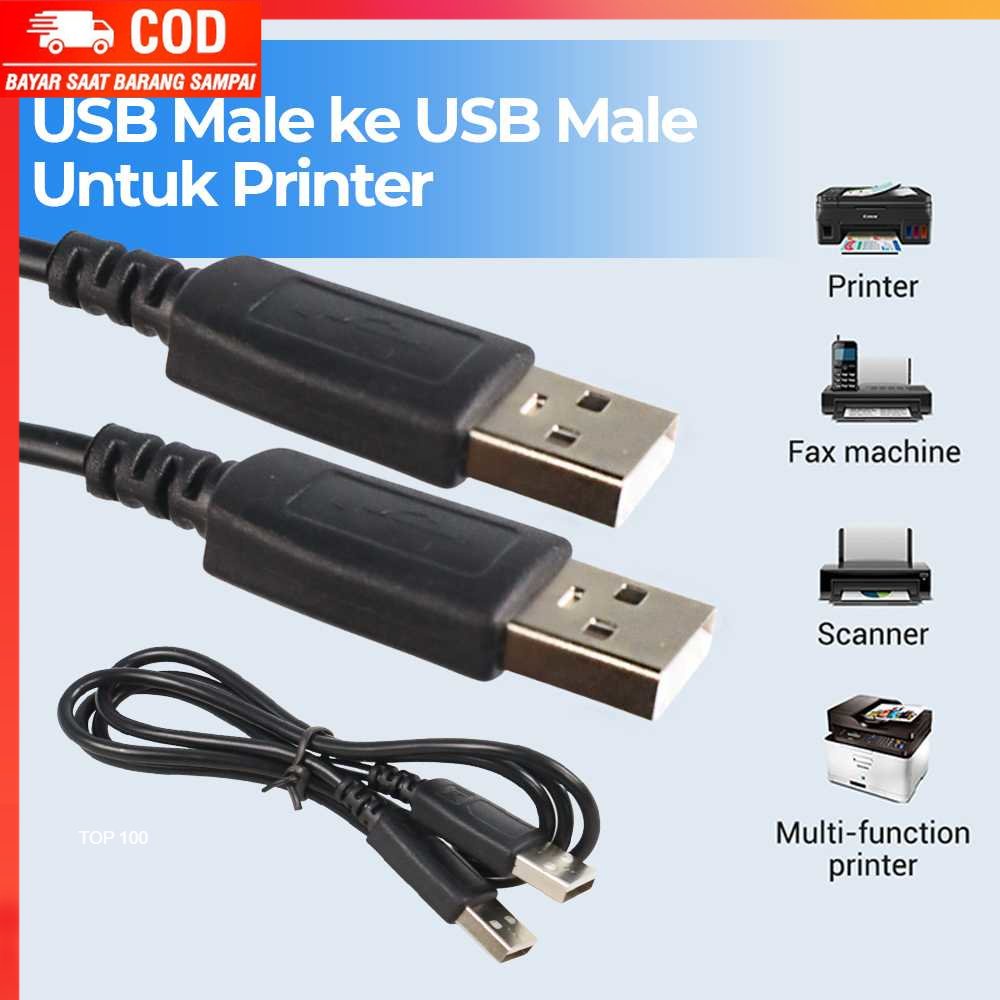 ( 100% BARANG ORI ) Kabel USB Male ke USB Male Untuk Printer