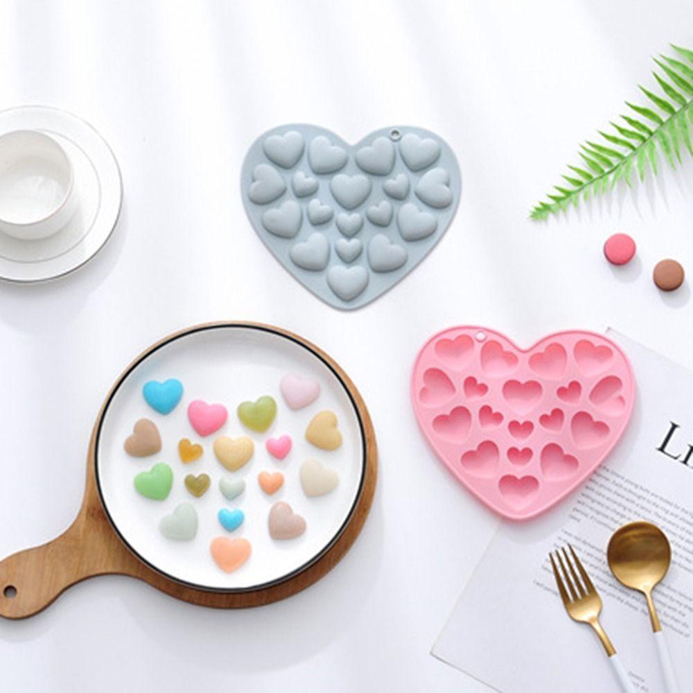 Solighter Valentine Day Handmade Soap Mould Baking Pan Cetakan Silikon