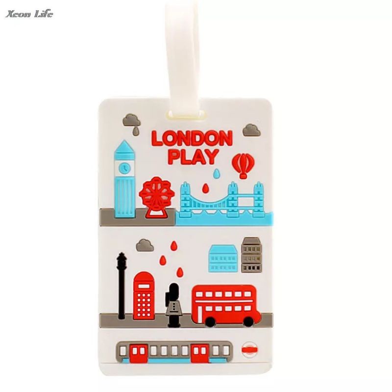 Luggage tag koper London id koper London tag koper England UK