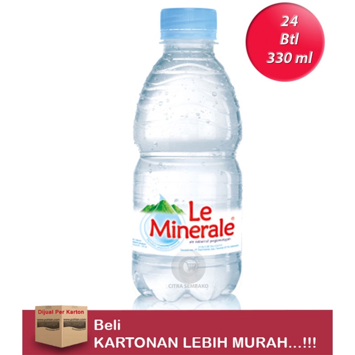 

le minerale 330 ml karton